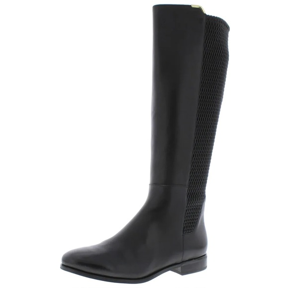 Cole Hann Black Riding Boots - Picture 5 of 6